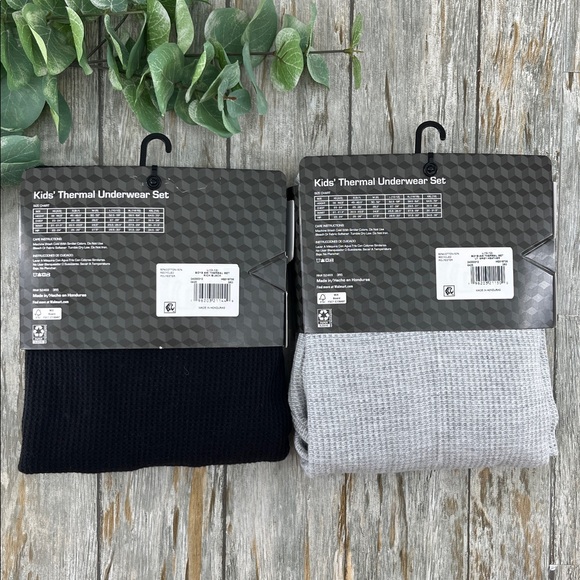 Boys Thermal Underwear Pajama Long Sleeve Shirt & Pants 2, 2-Piece Sets Size L - Picture 2 of 8